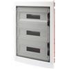 GEWISS SPA Centralino incasso 18x3 moduli trasparente fumè IP40 - GEW GW40610