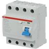 ABB SACE SPA Interruttore differenziale puro F204 A 25A 300MA 4P - ABB F427837