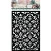 Stencil Christmas Blush Festive Damask