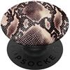 InGENIUS pitone reticolato modello arte Disegno del modello di serpente ispirato al pitone reticolat PopSockets PopGrip: Impugnatura per Telefoni Cellulari e Tablet Intercambiabile