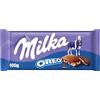 Milka, Oreo Crumbs, Tavoletta di Cioccolato al Latte con Croccanti Biscotti Spezzati Oreo, 100% Latte Alpino, Cacao Sostenibile, 100g