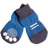 LEO PET Calzini Antiscivolo per Cani Modello Sneakers Blu - Taglia S - 4 pz