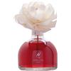 HYPNO CASA Diffusore a Bastoncini con Fiore Bianco Rosa 250ml Rosso Divino