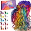 COLAYERIST Gessetti Colorati per Capelli, 10 Pezzi Spray Colorante per Capelli, Lacca Colorata per Capelli, Colore Capelli Temporaneo, Regali di Natale per Bambini, Regali per Bambine di 5-15 Anni