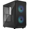 FRACTAL DESIGN Case Fractal Design Focus 2 RGB Black TG Clear Tint