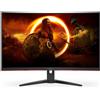 AOC Monitor AOC C32G2ZE/BK 32'' FullHD VA Curvo HDMI DisplayPort Nero/Rosso