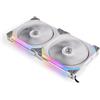 LIAN LI Ventola Lian Li UNI SL140 RGB PWM kit da 2 con controller 140mm Bianco