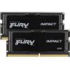 KINGSTON TECHNOLOGY RAM SO-DIMM KINGSTON FURY Impact DDR5 4800MHz 64GB (2x32) CL38