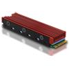 AXAGON Dissipatore AXAGON CLR-M2 Passivo SSD M.2 Rosso