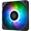 SILVERSTONE Ventola SilverStone SSTAS120B ARGB RGB 120 mm