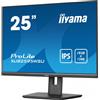 IIYAMA Monitor iiyama XUB2595WSU-B5 25'' WUXGA IPS HDMI DisplayPort LED Nero
