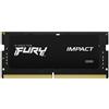KINGSTON TECHNOLOGY RAM SO-DIMM KINGSTON FURY Impact 16GB DDR5 PC 5600 MHz nero CL40