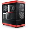 HYTE Case Hyte Y40 Midi Tower Vetro Temperato Rosso Nero
