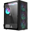 MONTECH Case Montech X3 Mesh Midi-Tower RGB Vetro Temperato Nero