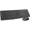 LOGITECH Tastiera Logitech MK235 tastiera RF Wireless QWERTY Italiano Nero