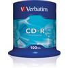 VERBATIM CD-R Verbatim 700 MB box 100 pezzi