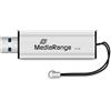 MEDIARANGE Pendrive MediaRange MR915 16 GB USB Type-A / Micro-USB 3.2 Nero/Argento