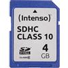 INTENSO SDHC INTENSO Secure Digital Card 4 GB