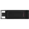 KINGSTON TECHNOLOGY Pendrive Kingston DataTraveler 70 128 GB USB tipo-C 3.2 Nero