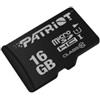 PATRIOT MEMORY MICRO SDHC PARIOT LX Series 16 GB microSDHC