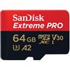 SANDISK MICRO SDXC SANDISK Extreme PRO 64 GB