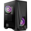 AEROCOOL Case Aerocool Visor Midi-Tower LED RGB Nero