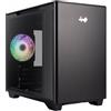 INWIN Case InWin A3 Mini-Tower Vetro Temperato Nero