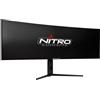 NITRO CONCEPTS Monitor Nitro Concepts SM1 Simracing Curvo 49'' 144 Hz FreeSync G-Sync HDMI DP USB Nero