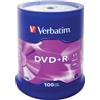 VERBATIM DVD Verbatim Matt Silver 4,7 GB 100 pz