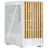 NOISEBLOCKER Case Zalman P10 Namu Mini-Tower mATX Vetro Temperato Bianco Legno