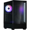 ZALMAN Case Zalman P10 Mini-Tower mATX RGB Vetro Temperato Nero