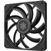 SILVERSTONE Ventola SilverStone PWM SST-AS140B Nero
