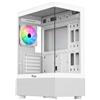 ITEK Case Itek SHOWBUI 33W Gaming Mini Tower ARGB White Edition