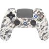 2x cavo di ricarica per controller PS4, cavo da 4 m per controller Playstation 4, Sony PS4, PS4 Slim, Microsoft Xbox One, cavo di ricarica micro USB, blu-nero