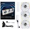 LIAN LI Ventola Lian Li UNI FAN TL Wireless LCD Lama Inversa 120mm ARGB PWM Kit Da 3 Bianco