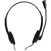 LOGILINK Headset LogiLink Stereo con microfono HS0052 - SPEDIZIONE IMMEDIATA