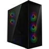 ARCTIC Case ARCTIC Xtender Midi-Tower E-ATX RGB Cavo Riser incluso Vetro Temperato Nero