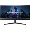 ACER Monitor Acer Predator X34 V3 34'' UWQHD VA USB-C AMD Free Sync Premium Mini-LED 180Hz Nero