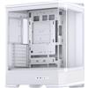 JONSBO Case Jonsplus D400 Midi-Tower ATX Vetro Temperato Bianco