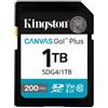 KINGSTON TECHNOLOGY SDXC Canvas Go Plus Kingston Technology 1TB Gen4 200MB/s C10 UHS-I U3 V30