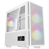 DEEPCOOL Case DeepCool R-CH360-WHAPE3D-G-1 computer case Micro Tower Bianco