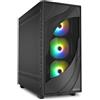 SHARKOON Case Sharkoon REBEL C80M RGB Midi Tower Nero