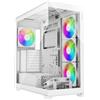 XILENCE Case XILENT Gleam Vetro Temperato Bianco