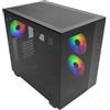 MONTECH Case Montech KING 65 PRO Midi Tower Vetro Temperato Nero