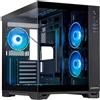 CHIEFTEC Case Chieftec Visio GM-30B-TG-OP Midi Tower nero