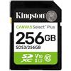 Kingston Technology 256GB SDXC Canvas Select Plus Gen3 150MB/s C10 UHS-I U1 V10