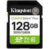 Kingston Technology 128GB SDXC Canvas Select Plus Gen3 150MB/s C10 UHS-I U1 V10
