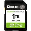 Kingston Technology 1TB SDXC Canvas Select Plus Gen3 150MB/s C10 UHS-I U3 V30