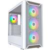 MONTECH Case Montech XR Wood Midi Tower ATX ARGB Bianco
