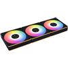 LIAN LI Ventola Lian Li UNI FAN CL Wireless Reverse Blade Nero 120mm Kit Da 3